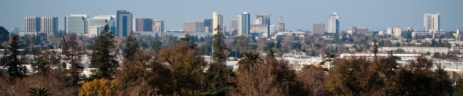 San Jose — Downtown Skyline from Oak Hill (cropped)